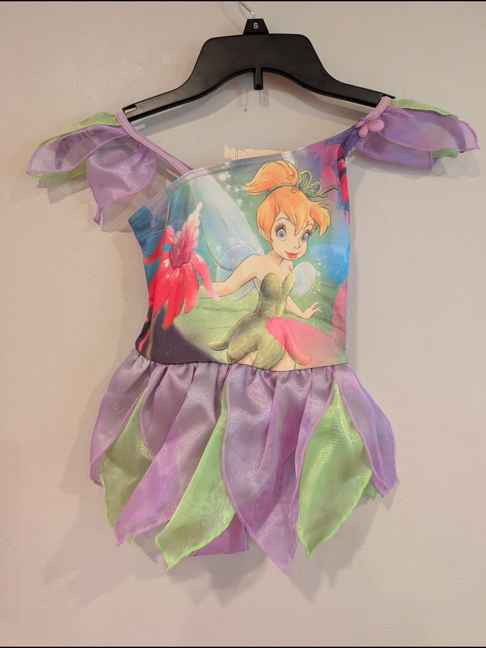 Vintage Disney Store Tinker Bell Kids Tutu Costume Swimsuit Y2K 6 NWT Deadstock